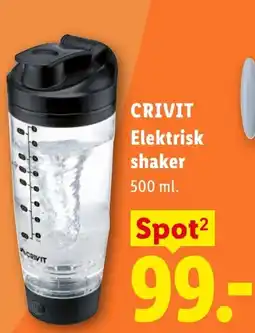 Lidl Crivit elektrisk shaker tilbud