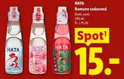 Lidl Hata ramune sodavand tilbud