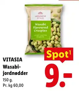 Lidl VITASIA Wasabi-jordnødder tilbud