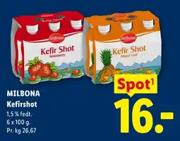 Lidl Milbona Kefirshot tilbud