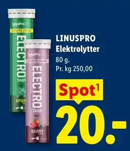 Lidl Linuspro elektrolytter tilbud