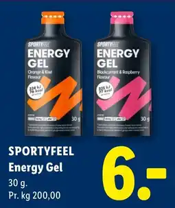 Lidl Sportyfeel Energy Gel tilbud