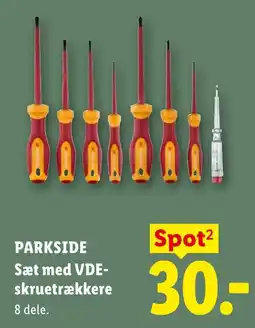 Lidl Parkside Sæt med VDE-skruetrækkere tilbud