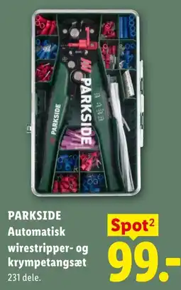 Lidl Parkside automatisk wirestripper- og krympetangsæt tilbud