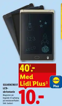 Lidl Silvercrest LCD-skritavle tilbud