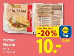 Lidl Tastino Pita Bread tilbud