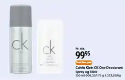 Matas Calvin Klein CK One Deodorant tilbud