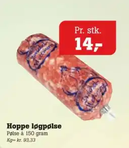 Poetzsch Padborg Hoppe løgpølse tilbud