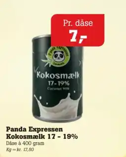 Poetzsch Padborg Panda Expressen Kokosmælk tilbud