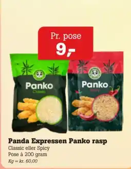 Poetzsch Padborg Panda Expressen Panko rasp tilbud