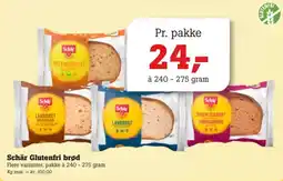 Poetzsch Padborg Schär Glutenfri brød tilbud