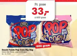 Poetzsch Padborg Snack Foods Pop Corn Big Bag tilbud