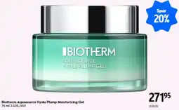 Matas Biotherm aquasource hyalu plump gel tilbud