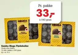 Poetzsch Padborg Samba Mega Flødeboller tilbud