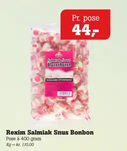 Poetzsch Padborg Rexim Salmiak Snus Bonbon tilbud