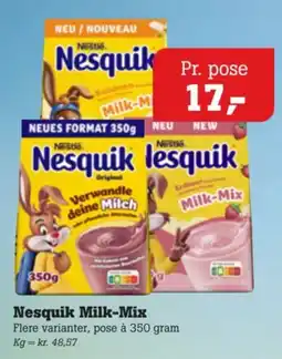 Poetzsch Padborg Nesquik Milk-Mix tilbud