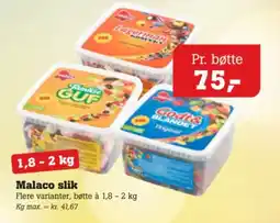 Poetzsch Padborg Malaco slik tilbud