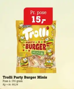 Poetzsch Padborg Trolli Party Burger Minis tilbud