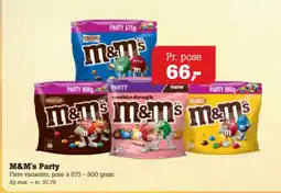 Poetzsch Padborg M&M's Party tilbud