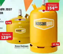 Poetzsch Padborg Kosan flaskegas tilbud