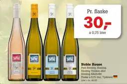 Poetzsch Padborg Noble House Pink Riesling, Riesling, Riesling Trocken eller Riesling Alkoholfri tilbud