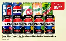 Poetzsch Padborg Pepsi Max, Pepsi, 7 Up Zero Sugar, Mirinda eller Mountain Dew tilbud