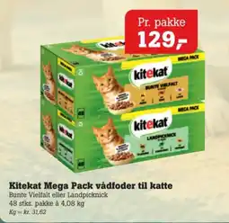 Poetzsch Padborg Kitekat Mega Pack vådfoder til katte tilbud