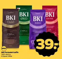 Netto BKI formalet kaffe tilbud