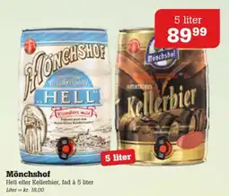 Poetzsch Padborg Mönchshof Hell eller Kellerbier tilbud