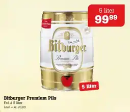 Poetzsch Padborg Bitburger Premium Pils tilbud
