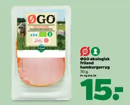Netto Øgo økologisk friland hamburgerryg tilbud
