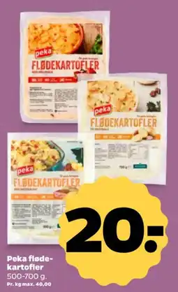 Netto Peka flødekartofler tilbud