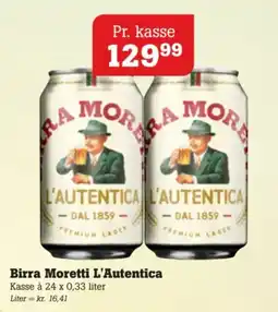 Poetzsch Padborg Birra Moretti L'Autentica tilbud