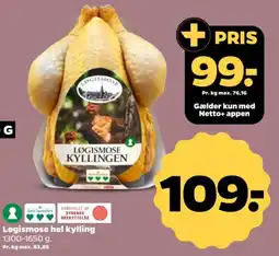 Netto Løgismose hel kylling tilbud
