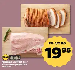 Netto Velsmag kamfilet eller ribbenssteg uden ben tilbud