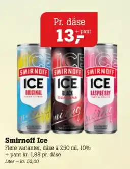 Poetzsch Padborg Smirnoff Ice tilbud