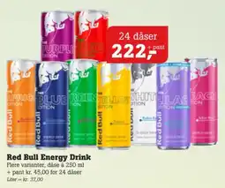 Poetzsch Padborg Red Bull Energy Drink tilbud