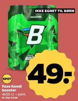 Netto Faxe Kondi booster tilbud