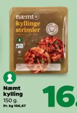 Netto Næmt kyllinge strimler tilbud