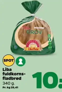 Netto Liba fuldkorns-fladbrød tilbud