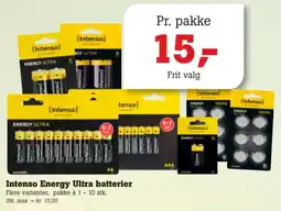 Poetzsch Padborg Intenso Energy Ultra batterier tilbud