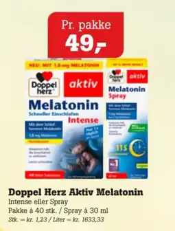 Poetzsch Padborg Doppel Herz Aktiv Melatonin tilbud