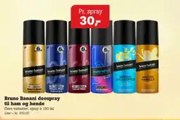 Poetzsch Padborg Bruno Banani deospray tilbud