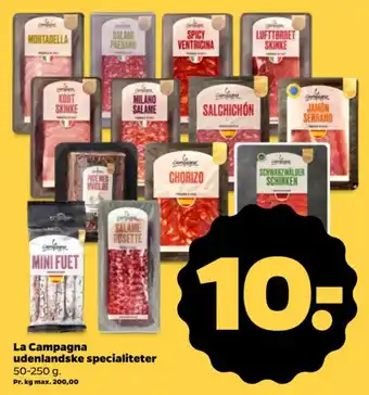 La Campagna udenlandske specialiteter