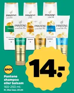 Netto Pantene shampoo eller balsam tilbud