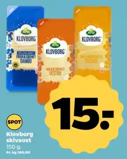 Netto Klovborg skiveost tilbud