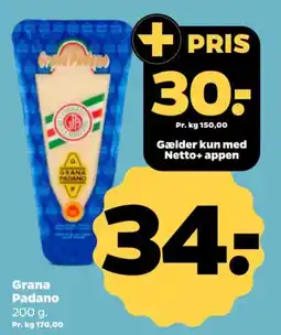 Netto Grana Padano tilbud