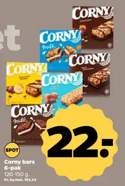 Netto Corny bars tilbud