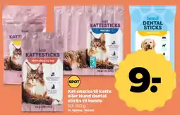 Netto Spot kat kattesticks eller hund dental sticks tilbud