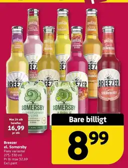 Løvbjerg Breezer el. Somersby tilbud